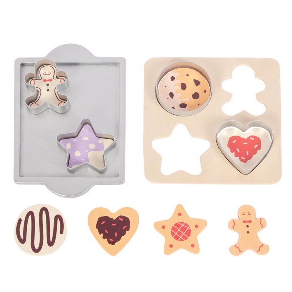 Set de Juego de Comida WOODENFUN - Galletas de Jengibre para Hornear