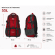 thumbnail image 4 of Mochila Trekking 55 L Gran Capacidad con 5 Compartimientos y Ajustes, 4 of 8