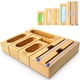 thumbnail image 1 of Organizador de bolsas de almacenamiento Gamtik para cajón de cocina de bambú, 1 of 7