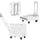 thumbnail image 1 of Carrito Plegable VECELO con Ruedas, Carro Utilitario Blanco Perla, 1 of 9