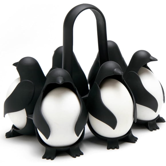 Cocedor de huevos Peleg Design Egguins para 6 huevos