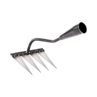 Magideal - Rastrillo De Jardín Rastrillo De Deshierbe De Jardín Rastrillo De Cultivador Agrícola Duradero Rastrillo De Deshierbe De Paisaje Para Cultivar Césped , Con 4 Dientes