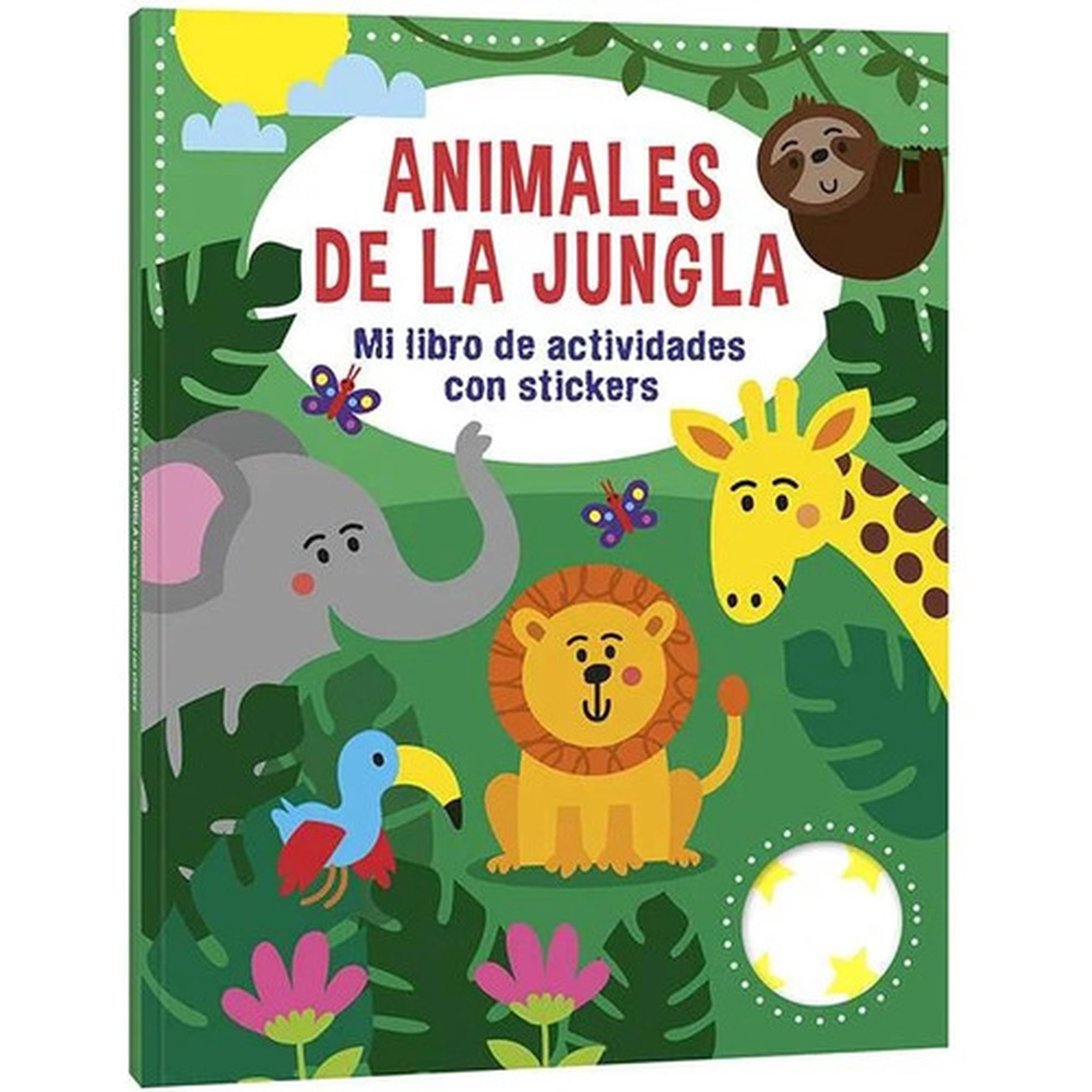 Libro De Actividades Animales De La Jungla C/stickers- Lexus | Lider
