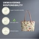 thumbnail image 5 of Bolso de hombro Signare con estampado floral, diseño de jardín matutino, 5 of 5