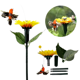 thumbnail image 1 of Colibrí De Jardin Picaflor En Girasol Estaca Solar Giratoria, 1 of 5