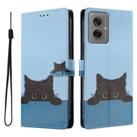 Foxdock Funda Tipo Cartera Para Motorola Moto G55 Con Soporte Y Correa – Diseño De Patrones Lindos