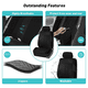 thumbnail image 3 of Funda Cubre Asientos Auto Universal 9 Piezas Forro Asiento Kit, 3 of 3
