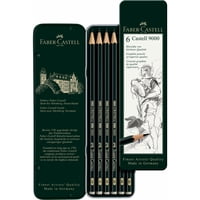 Faber Castell - Lápiz Grafito Castell 9000 Set Faber-Castell X6 Uds.