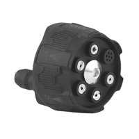Magideal - Boquilla Para Manguera De Jardín, Rociador De Conexión Rápida, 6 Patrones, Adaptador Ajustable De 1/4 Pulgadas, Cabezal Rociador De Lavado De Coche De
