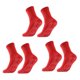 thumbnail image 1 of 3 Pares De Calcetines Autocalentables Con Aislamiento Térmico Para Pies Cálidos Para Senderismo, Camping, Rojo, 1 of 5