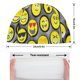 thumbnail image 2 of Emoji Gorro de Natación de Licra, Gorro de Baño de Tela Cómoda, Gorro Elástico Antideslizante para Hombres, Mujeres y Niños, 2 of 6