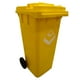 thumbnail image 1 of Contenedor Basurero 120 Lts Amarillo con Tapa/rueda, 1 of 7