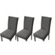 thumbnail image 3 of Pack De 6 Fundas Cubre Sillas De Comedor Gris Oscuro, 3 of 3