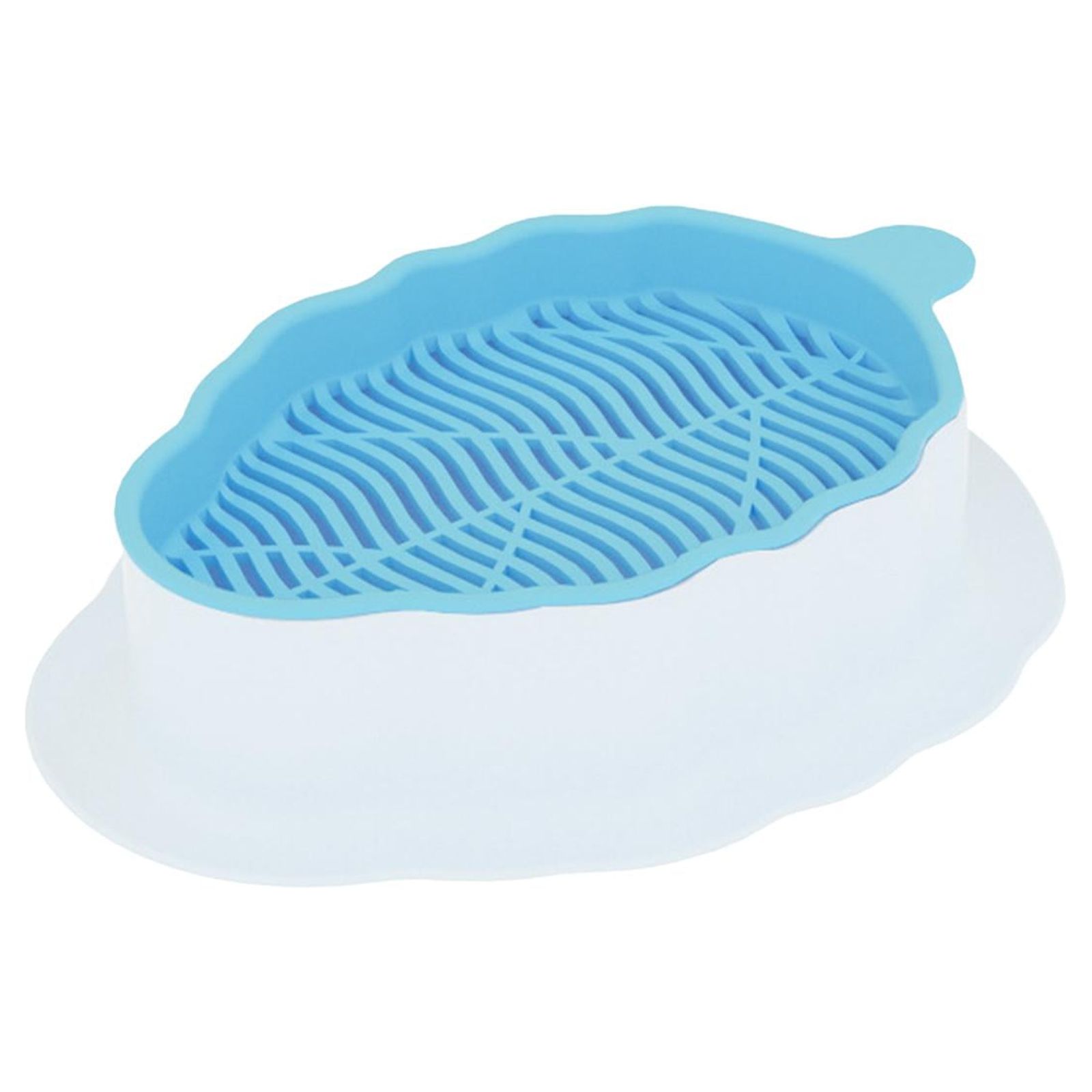 Magideal - Bandeja De Germinación De Hierba Para Gatos Con Orificios De Drenaje, Caja Hidropónica Para Gatos, Bandejas De Propagación De Germinación, Bandeja Blanco Color Azul