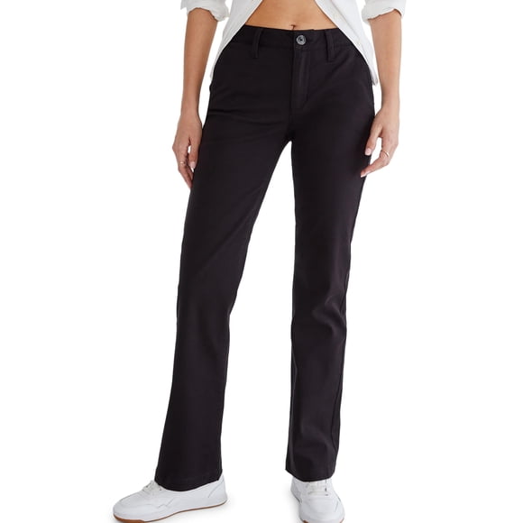 Pantalones Aeropostale Aero Classic Uniform Negro Talle 6 Largo