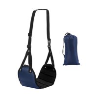 Magideal - Reposapiés De Avión Talón De Pie Hamaca Reposapiés De Viaje Accesorios De Reposapiés Cómodo Hamaca Reposapiernas Para Viajes Aéreos En Casa Ofic Azul Oscuro