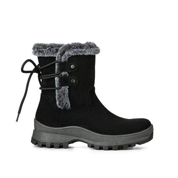 Botin Mujer Casual Con Felpa Plataforma Vintage Weide CZY611