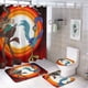 thumbnail image 1 of Wile E. Coyote y Correcaminos-theme 4-Piece Shower Curtain Set with Rugs, Waterproof Bathroom Decor Set Includes Bath Mat, U-Shaped Rug, Toilet Lid Cover and Curtain with Hooks, 1 of 6