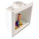 thumbnail image 3 of Caja de enchufe Tectite FSBBOXWMWH de latón blanco sin plomo, 3 of 7