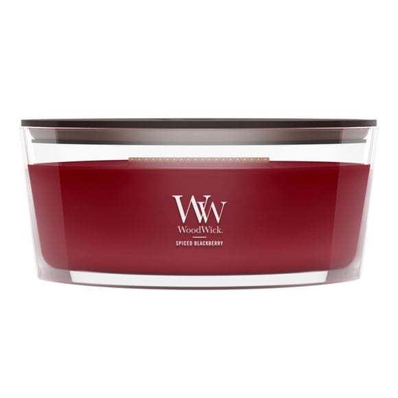 Vela WoodWick Mora Especiada 454 g con Chisporroteo