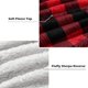 thumbnail image 4 of Manta Catalonia Classic Red Black Cuadros Sherpa 150x125cm, 4 of 7