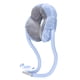 thumbnail image 1 of Cojín Del Coche Del Aeroplano De La Almohada Del Cuello Del Viaje En Forma De U De La Espuma Viscoelástica Azul, 1 of 5