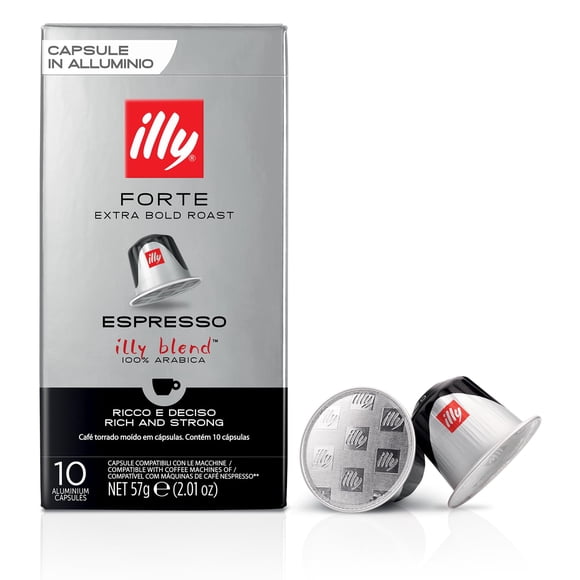 Cápsulas de café illy Espresso compatibles con Forte Extra Bold