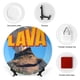 thumbnail image 3 of Lava Plato decorativo de porcelana fina (bone china), plato decorativo de cerámica para hogar, oficina, soporte de pared, platos decorativos para dormitorio - 6 pulgadas (15 cm), 3 of 6