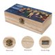 thumbnail image 3 of Tree Hill Caja Organizadora de Madera Rústica - Caja Decorativa Multifuncional para Escritorio, Hogar, Oficina, Joyas y Manualidades, 3 of 6