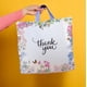 thumbnail image 5 of Bolsas De Plástico Moradas Q Crafts Floral Thank You Paquete De 50, 5 of 5