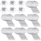 thumbnail image 1 of 220 Uds llaveros acrílicos anillos de salto de pasadores de tornillo para llavero DIY manualidades fabricación de joyas , plata, 1 of 5