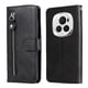 thumbnail image 5 of Funda con Cremallera para Honor Magic 6 Pro, Carcasa Cartera de Cuero PU con Soporte y Tarjetero, 5 of 6