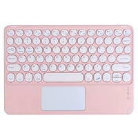 Vanan - Teclado Inalámbrico Para Ipad / Tablet Universal Touchpad Rosado