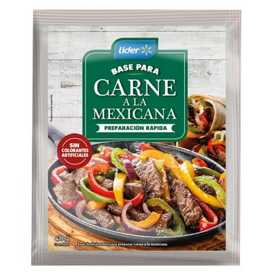 Base Para Carne A La Mexicana (5 Porciones) Sobre 48 G Lider