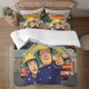 thumbnail image 1 of Fireman Sam Soft 3D Printed Duvet Cover Bedding Set with Comforter Cover 3 Piece Set, 1 of 5