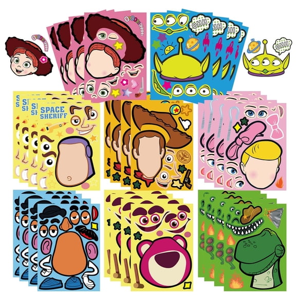 Pegatinas YINGXIANG Toy Story 32 piezas - Mezcla y combina