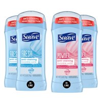 Desodorant Suave Antitranspirante En Polvo Fresh Para Mujer, 76 Ml, 4 Unidades