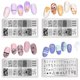 thumbnail image 5 of Juego de Placas de Estampado para Uñas Born Pretty – Cuadros, Flores y Encaje, 5 of 9