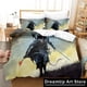thumbnail image 1 of Anime Japan Samurai Bedding Set Quilt Cover Bed Cover with Pillowcase Boys Adult Home Textile, 1 of 5