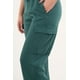 thumbnail image 2 of Pantalon Franela Cargo Wid Leg Verde VW4726 Mujer Polemic, 2 of 3