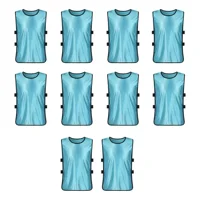 Linea Sport - Pack X10 Chaleco Deportivo Peto Multiuso Para Adultos Futbol