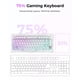 thumbnail image 3 of Teclado Gamer GravaStar Mercury K1 Lite 75% Inalámbrico RGB, 3 of 7