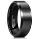thumbnail image 1 of Alianza King Will de tungsteno negro, 8 mm, talla 10, 1 of 7