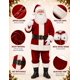 thumbnail image 4 of Traje de Santa Claus Potalay 11 piezas Adulto Deluxe Talla L, 4 of 6