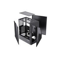Sidemarket - Gabinete Gamer Atx/M-Atx/Itx + Fuente 500W + 3 Ventiladores Rgb