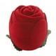 thumbnail image 1 of Bonita Caja De Anillo, Joyero De Terciopelo Para Boda, Anillo De Compromiso, Día De San Valentín, Rosa Roja, 1 of 5