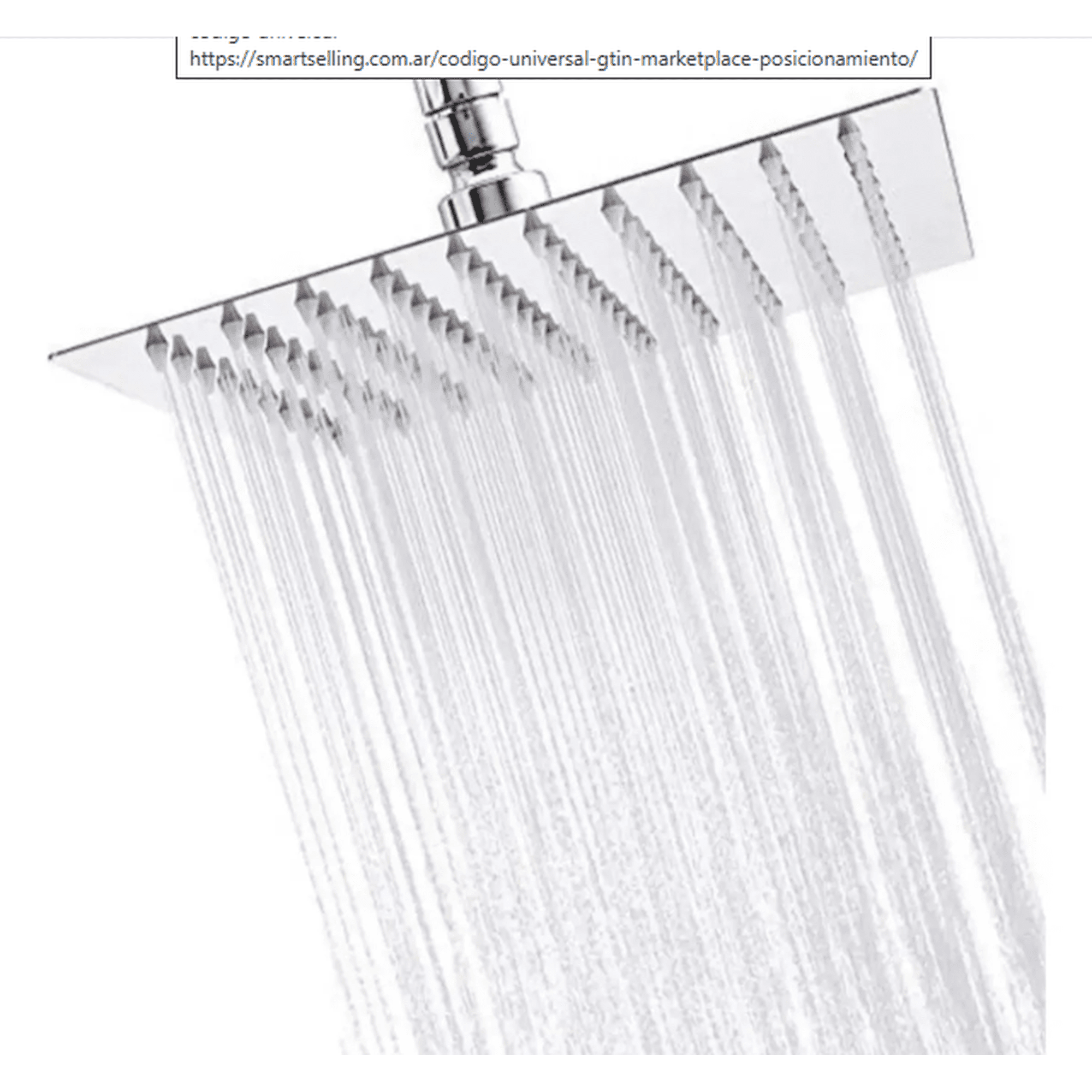 Taumm - Plato De Ducha Cuadrado 25 Cm Acero Inoxidable