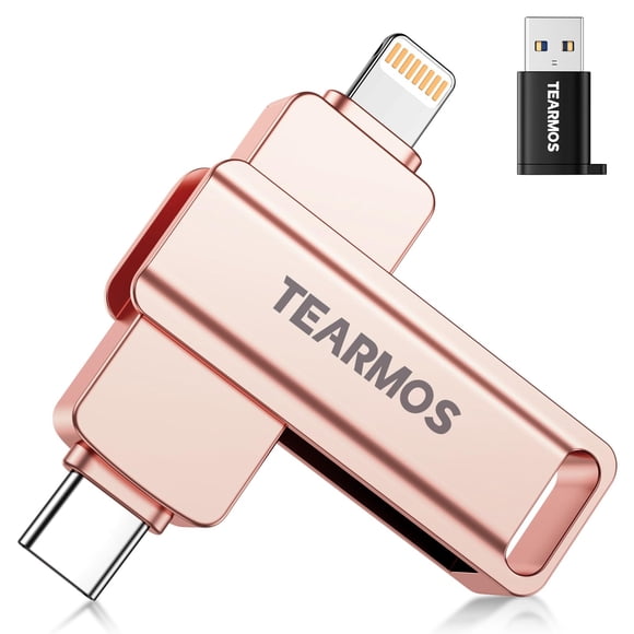 Memoria USB TEARMOS de 256 GB Photo Stick para iPhone y Android