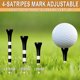thumbnail image 5 of Tees de Golf de Madera Zivisk 70 mm Negro - Pack de 100, 5 of 7