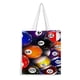 thumbnail image 1 of Billar Bolso de tela con estampado de lienzo para mujer, bolsa de compras reutilizable y estética, con cremallera interior, regalo para mujer,38*45cm., 1 of 6
